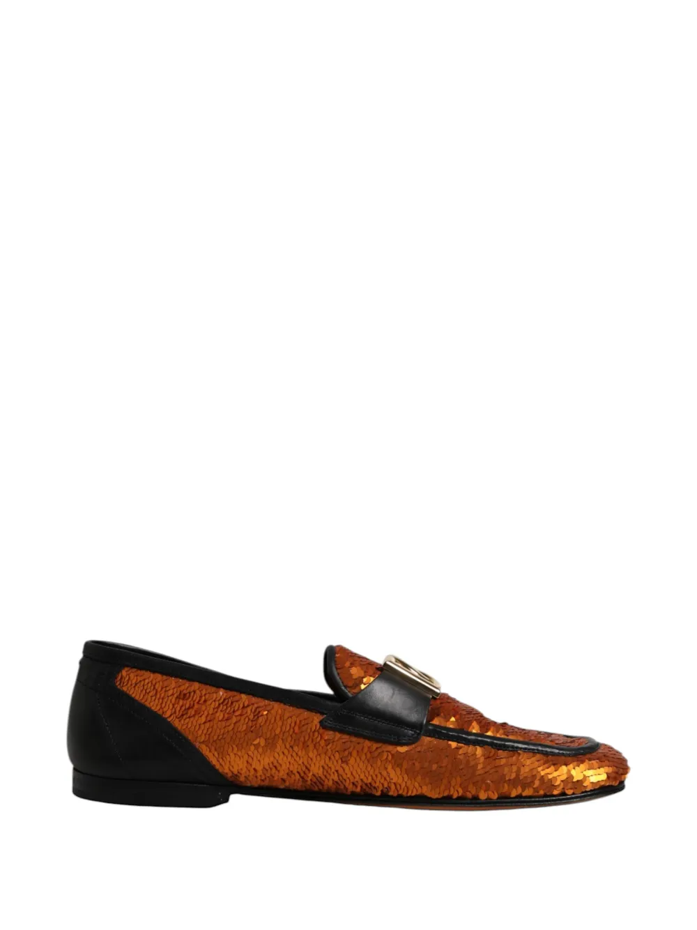 Dolce & Gabbana Ariosto Loafer mit Pailletten - Orange