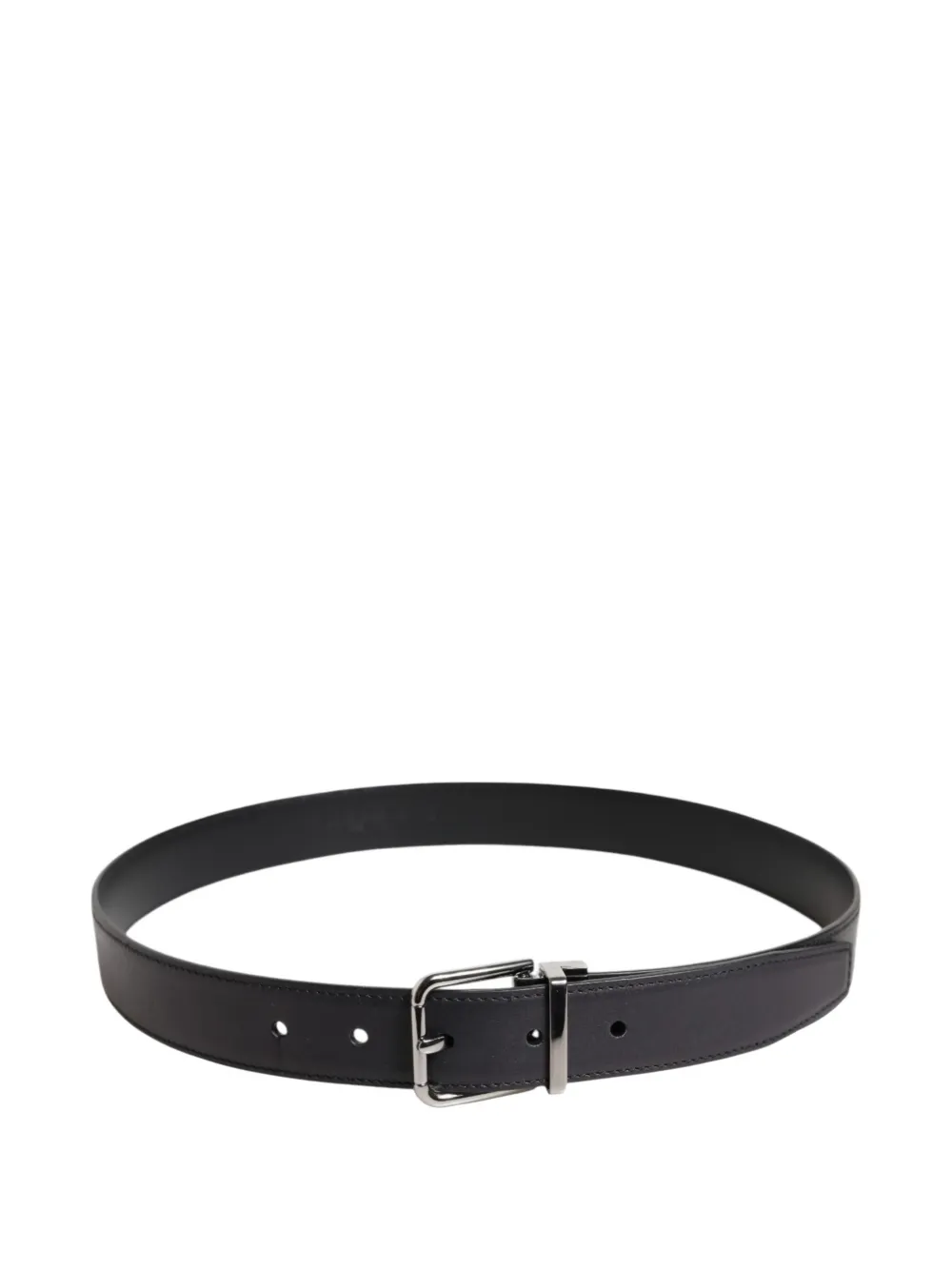 Dolce & Gabbana Cintura in pelle con fibbia - Nero