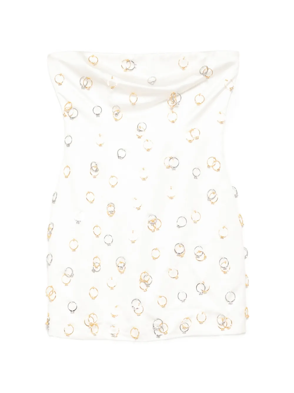 Cynthia Rowley Acquire A Ring mini dress - Bianco