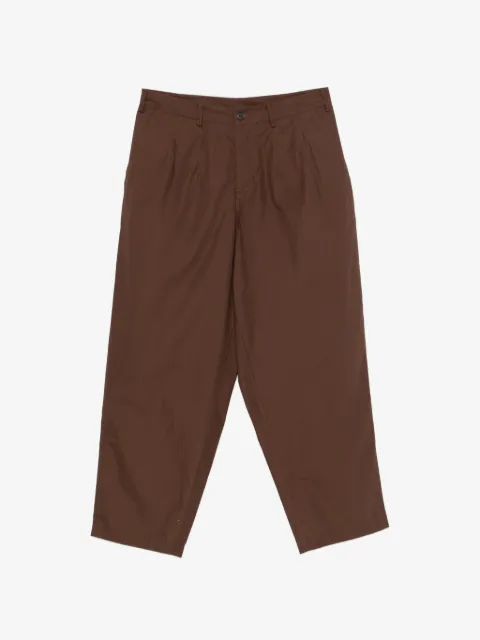 Universal Works pleated straight-leg trousers
