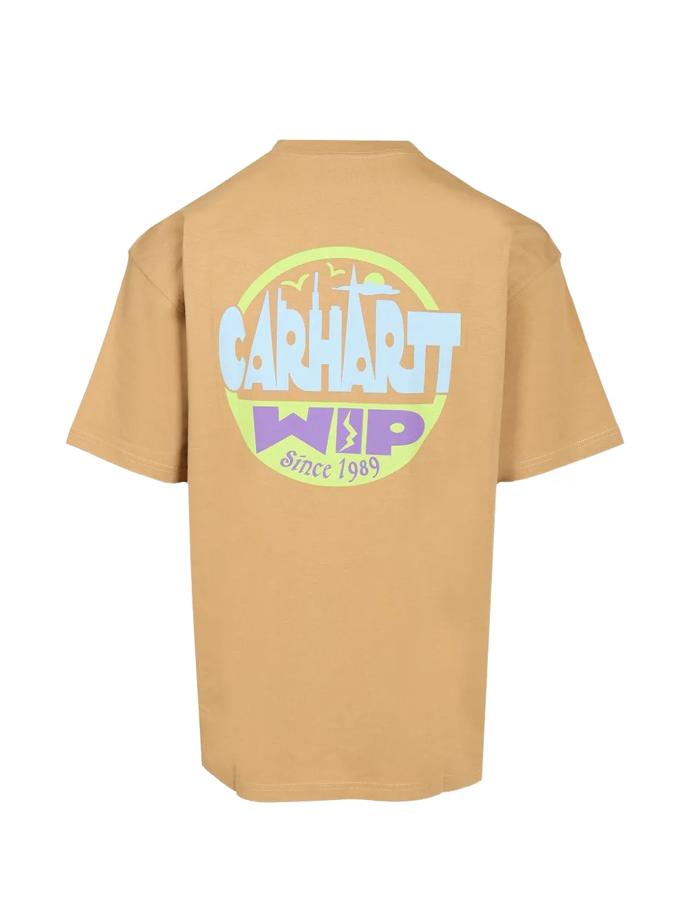 Carhartt WIP Luggage Label T-shirt Oranje