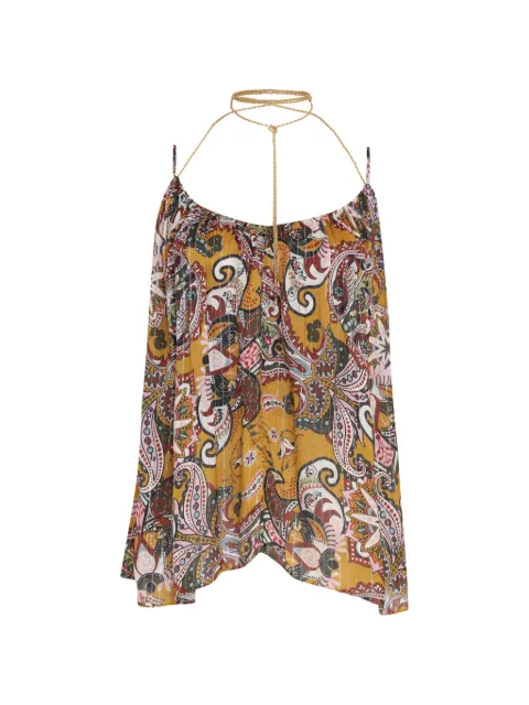 Triya Blusa Cigana com estampa paisley