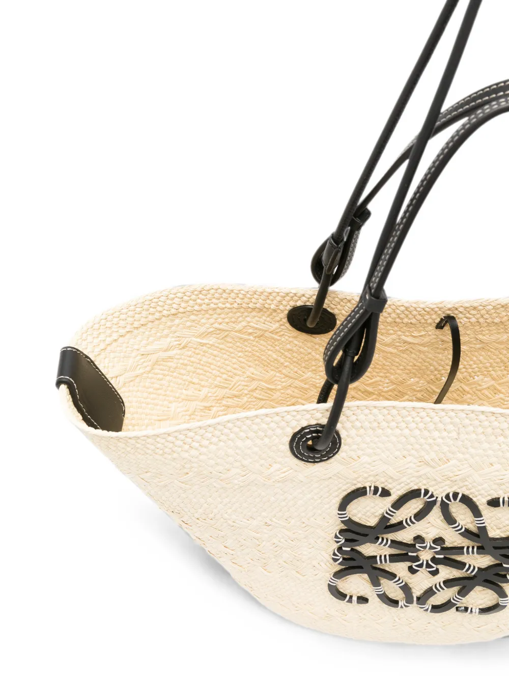 LOEWE Medium Anagram geweven shopper Beige