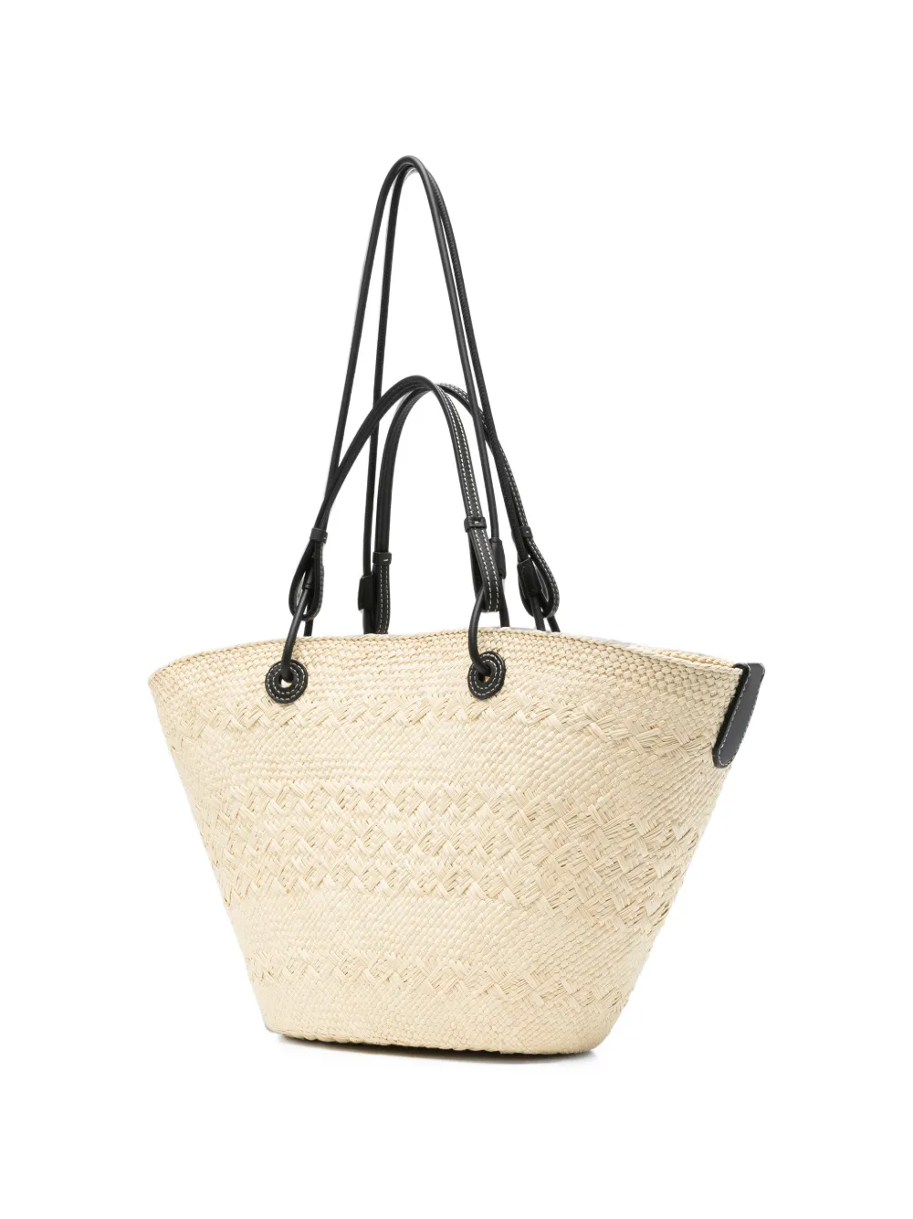 LOEWE Medium Anagram geweven shopper Beige