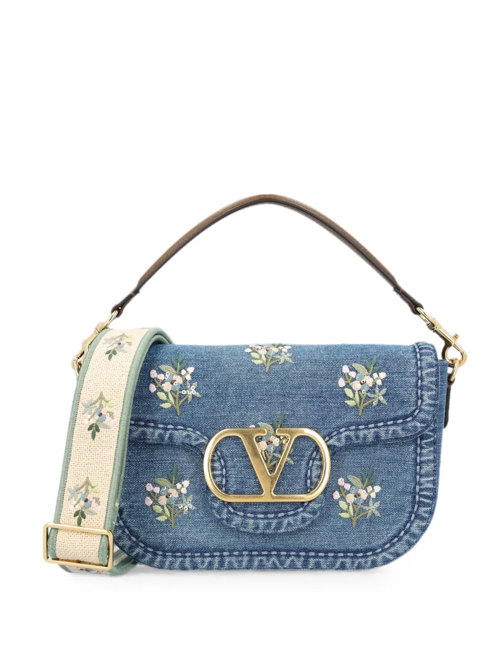 Valentino Garavani medium Alltime satchels bag - Blau