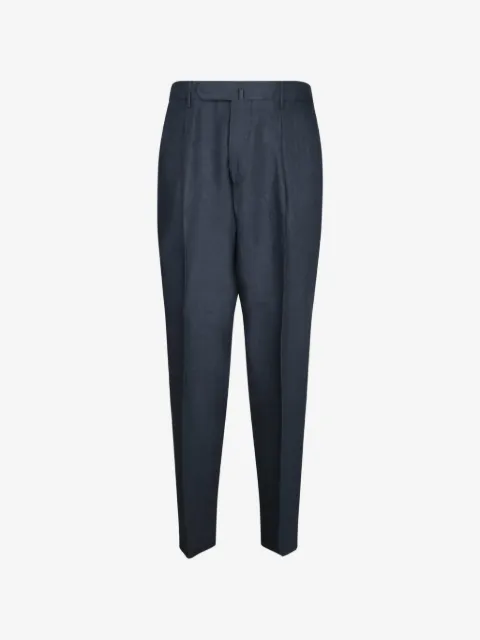 Dell'oglio pressed-crease tailored trousers
