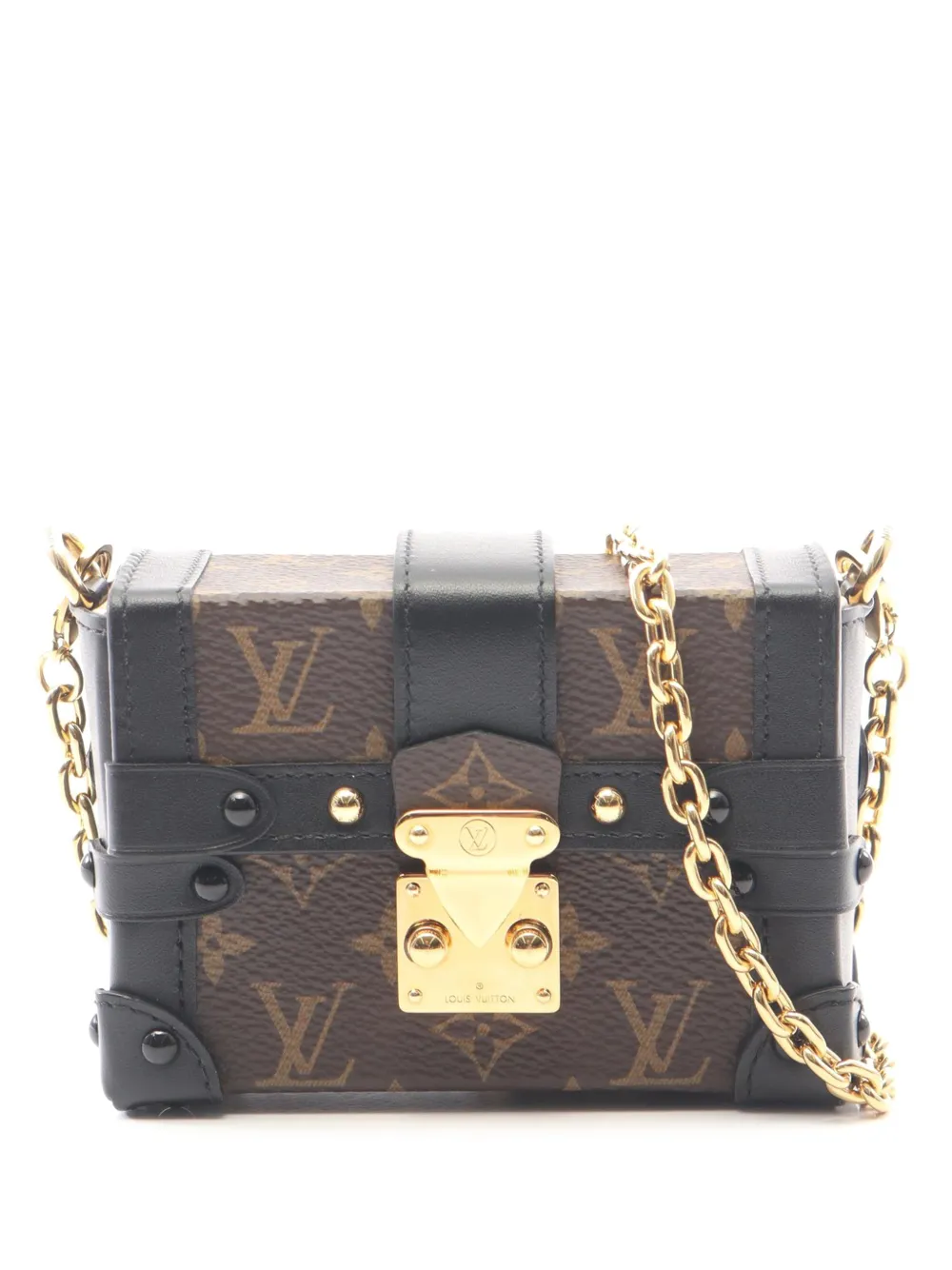 Louis Vuitton Pre-Owned 2020 mini Essential Trunk Umhängetasche mit Monogramm - Braun