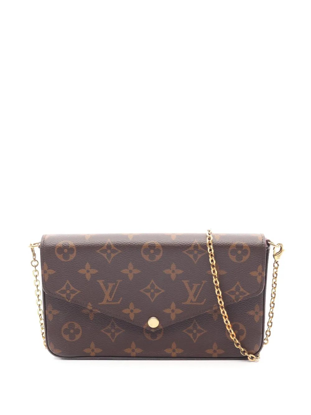 Louis Vuitton Pre-Owned 2021-2026 Monogram Pochette Felicie crossbody bag - Brown