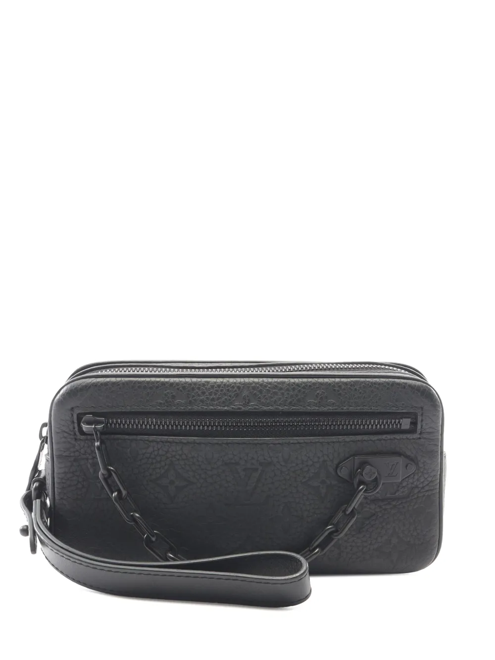 Louis Vuitton Pre-Owned Clutch Monogram Taurillon Pochette Volga 2021-2026 - Grigio