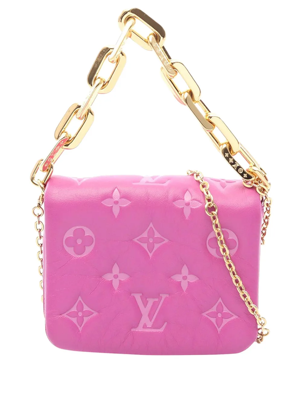 Louis Vuitton Pre-Owned 2021-2026 Monogram Embossed Coussin belt bag - Viola