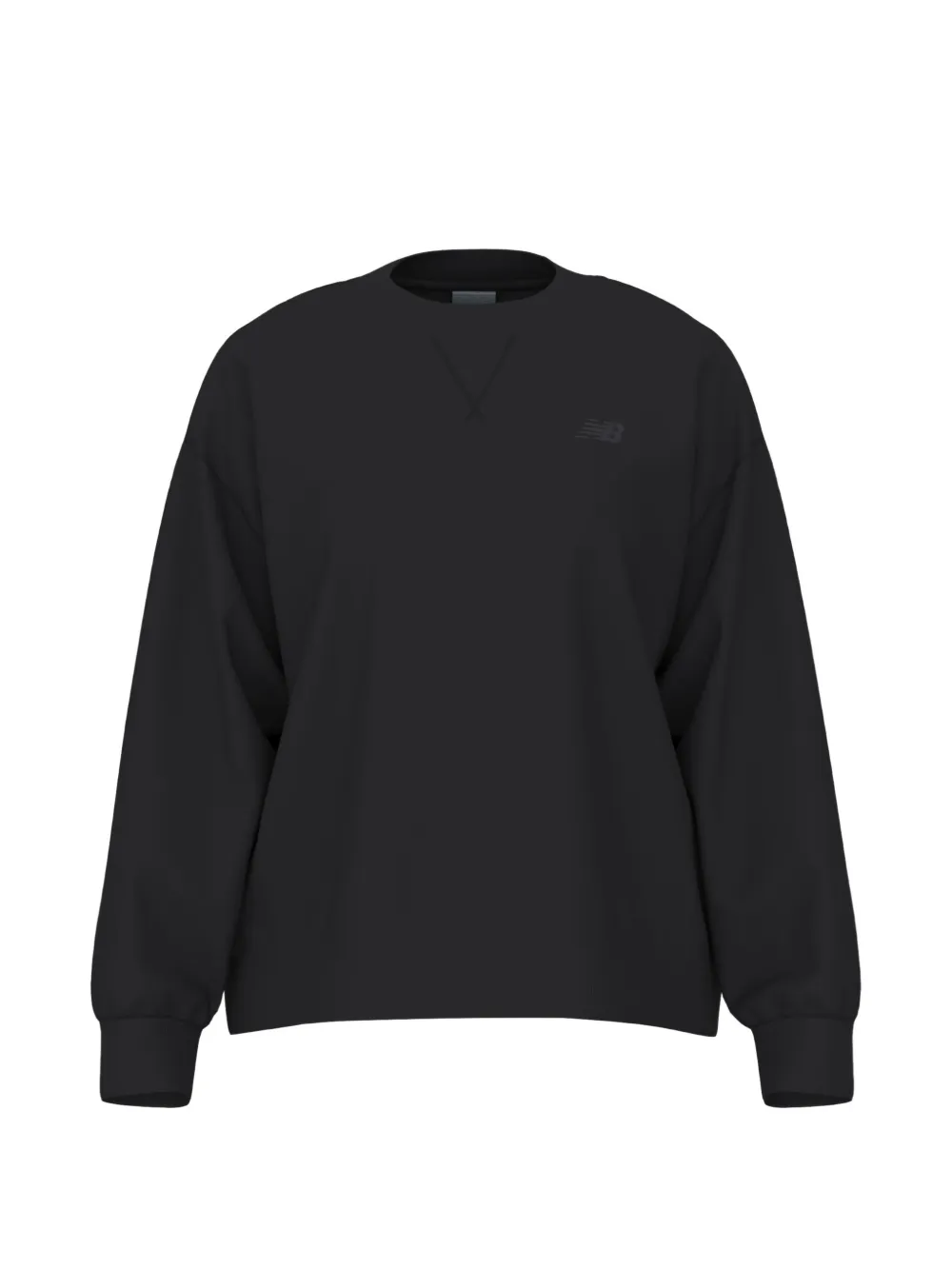 New Balance Maglione Athletics in spugna - Nero