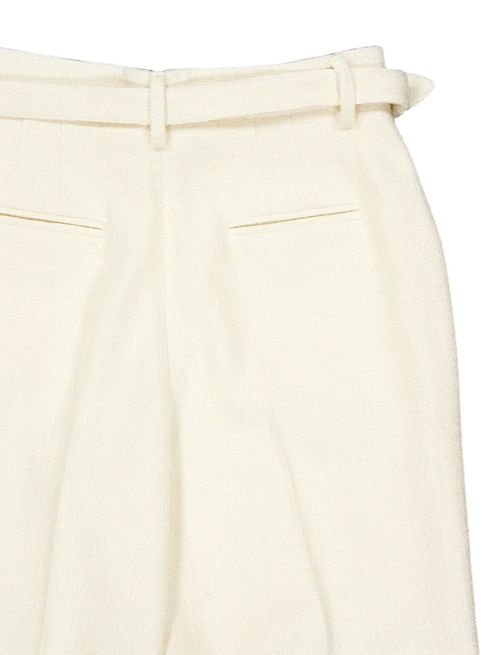 Gabriela Hearst Norman pantalon met ceintuur Beige