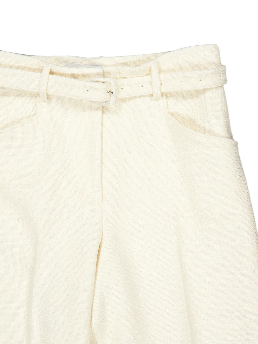 Gabriela Hearst Norman belted tailored trousers - Toni neutri