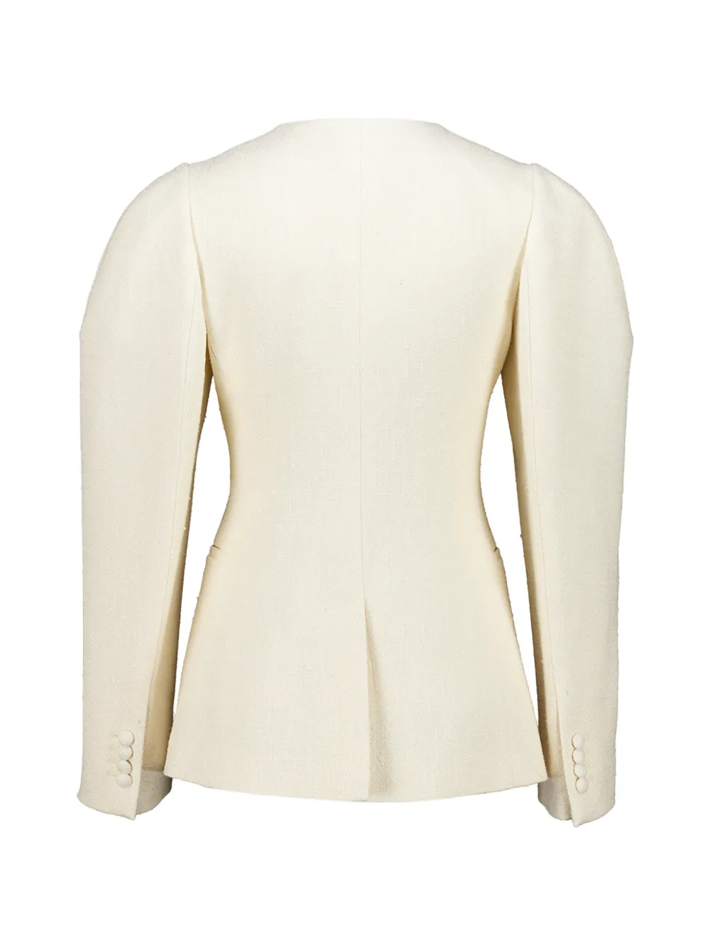 Gabriela Hearst Daelan Single-breasted Jacket in Neutrals, view 2
