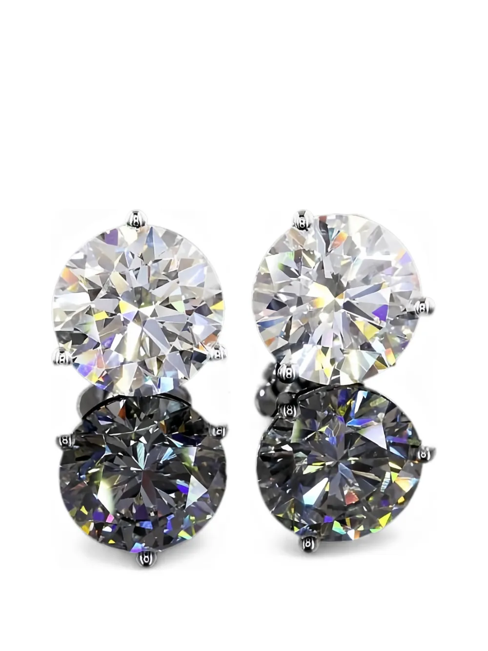 Jewels Aficionado diamond stud earrings - Argento