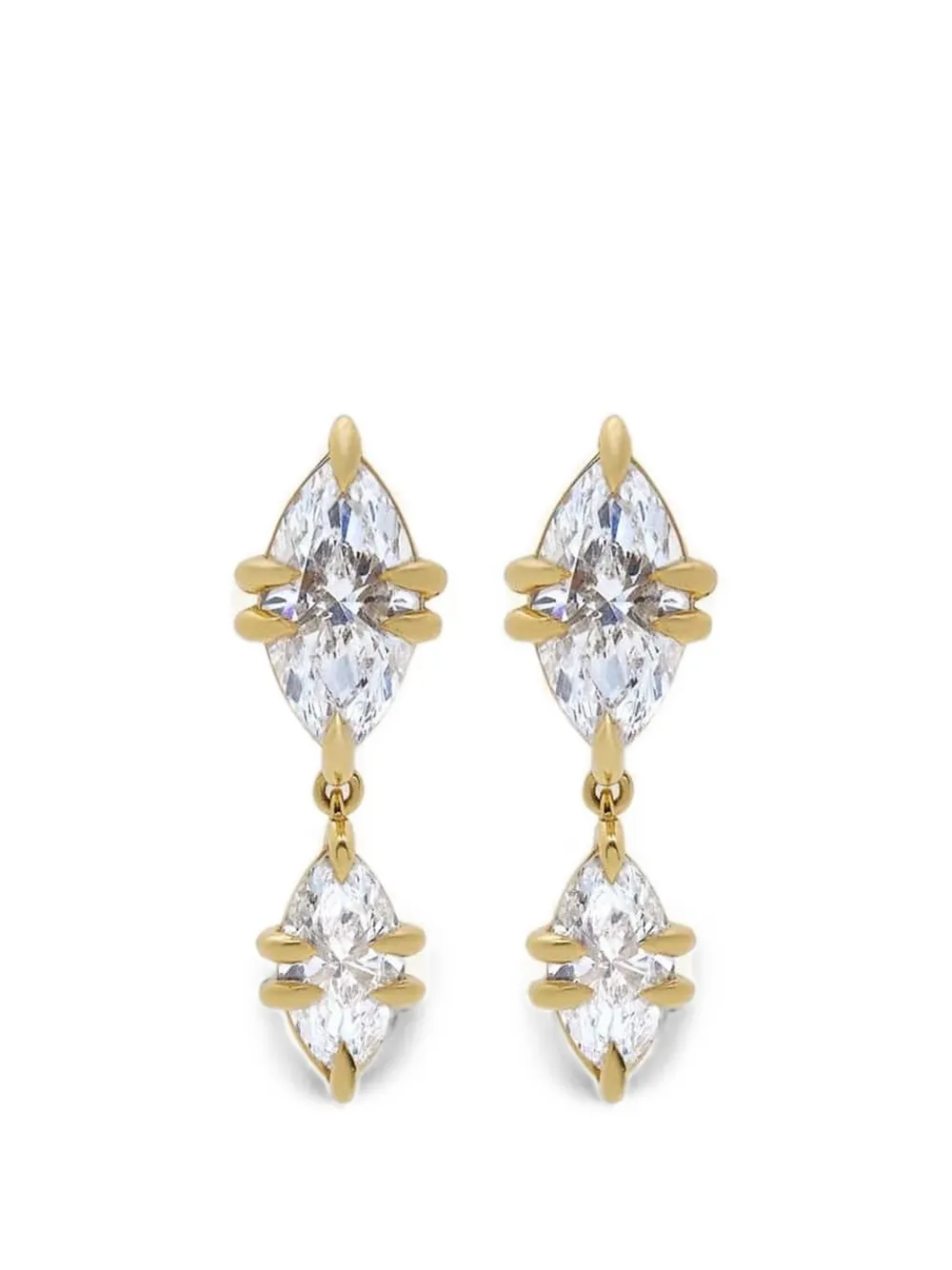 Jewels Aficionado Celestia diamond drop earrings - Oro