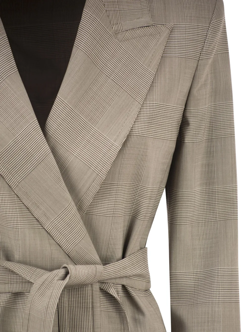 Max Mara Nasello Prince of Wales wollen jack Beige