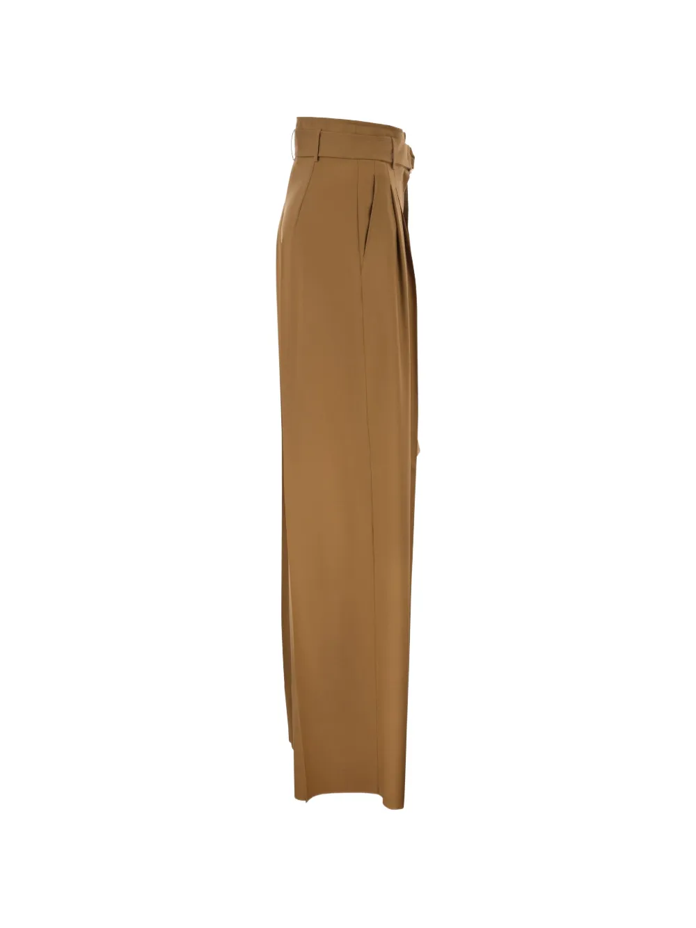 Max Mara Broek met wijde pijpen Beige