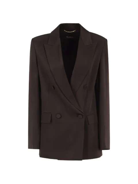 Max Mara dobbeltradet blazer med spidsrevers