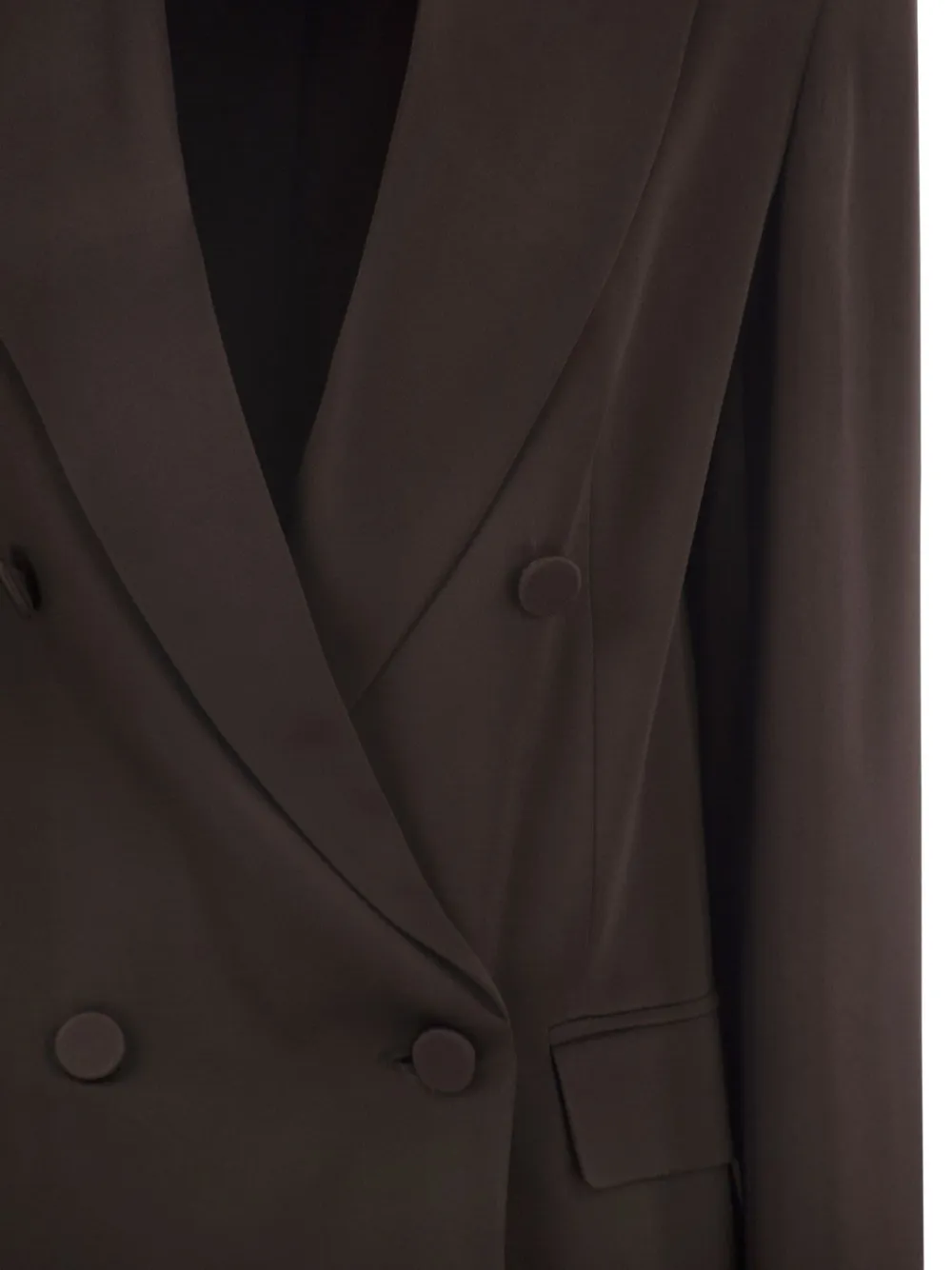 Max Mara Blazer met dubbele rij knopen Bruin