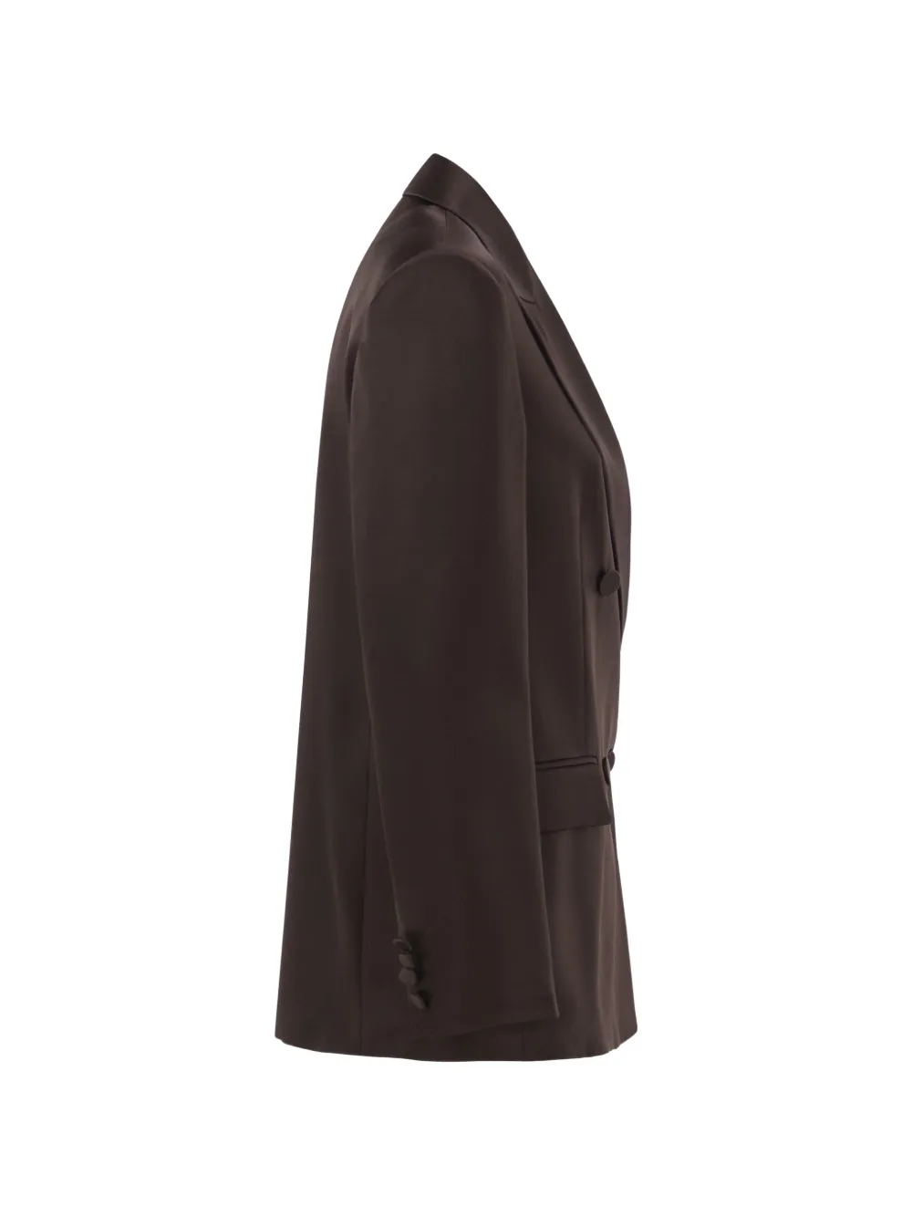 Max Mara Blazer met dubbele rij knopen Bruin