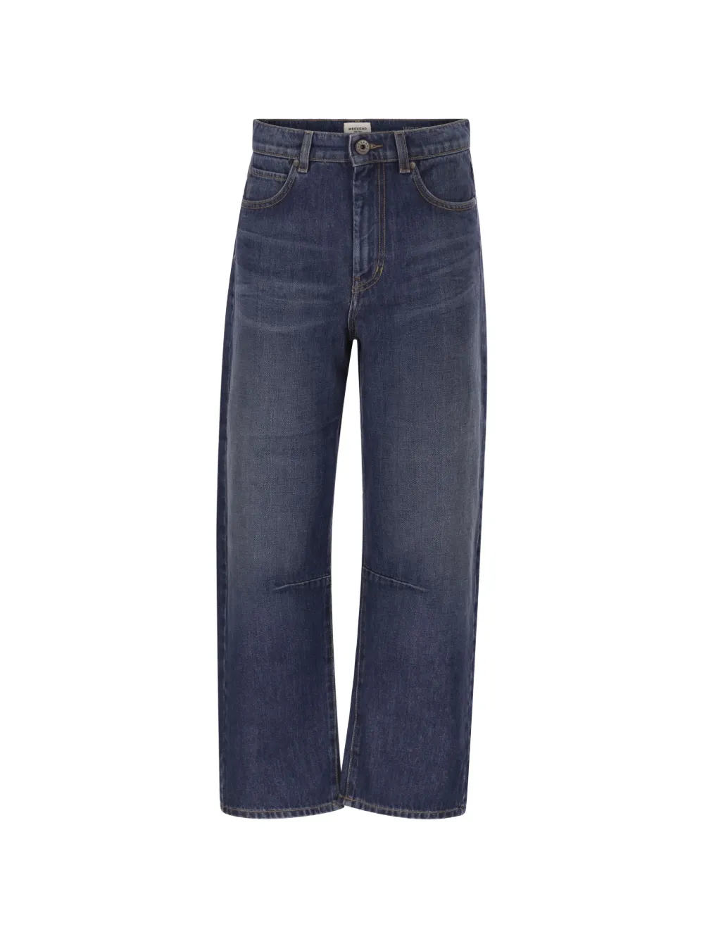 Weekend Max Mara wide-leg faded jeans - Blau