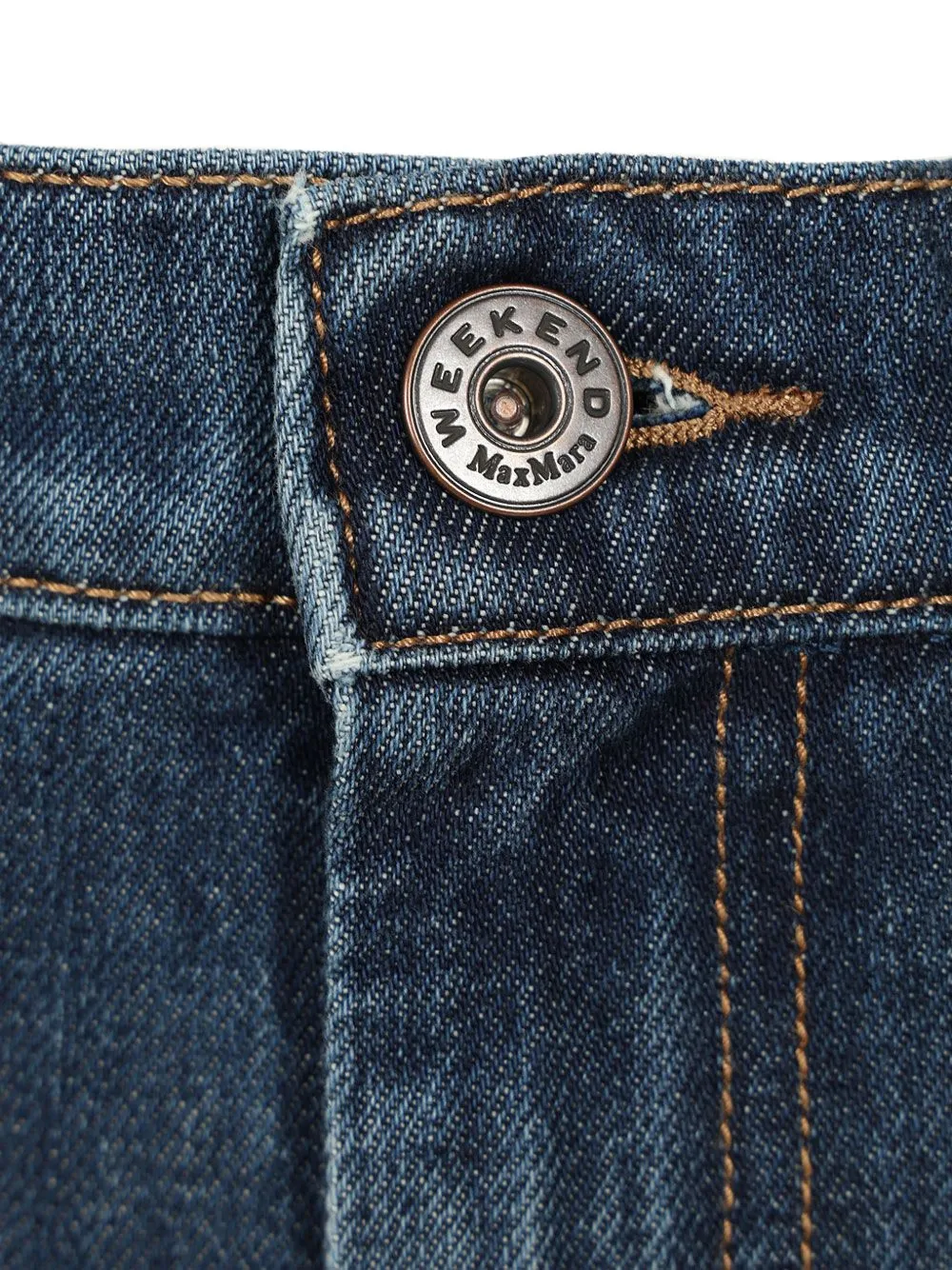 Weekend Max Mara Jeans met riemlussen Blauw