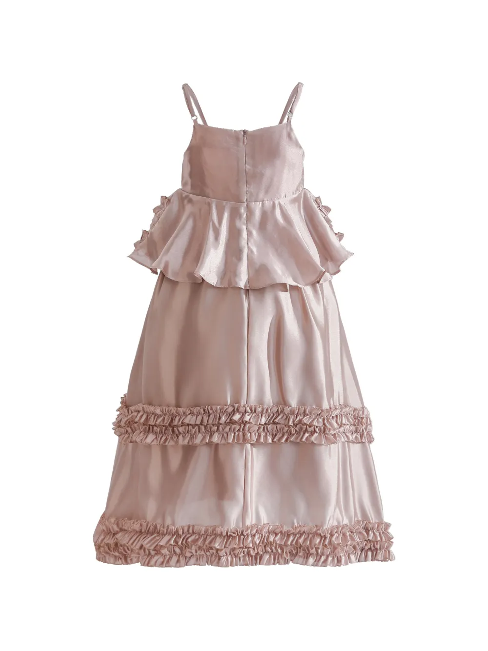 Tulleen Calista rok met ruches Roze