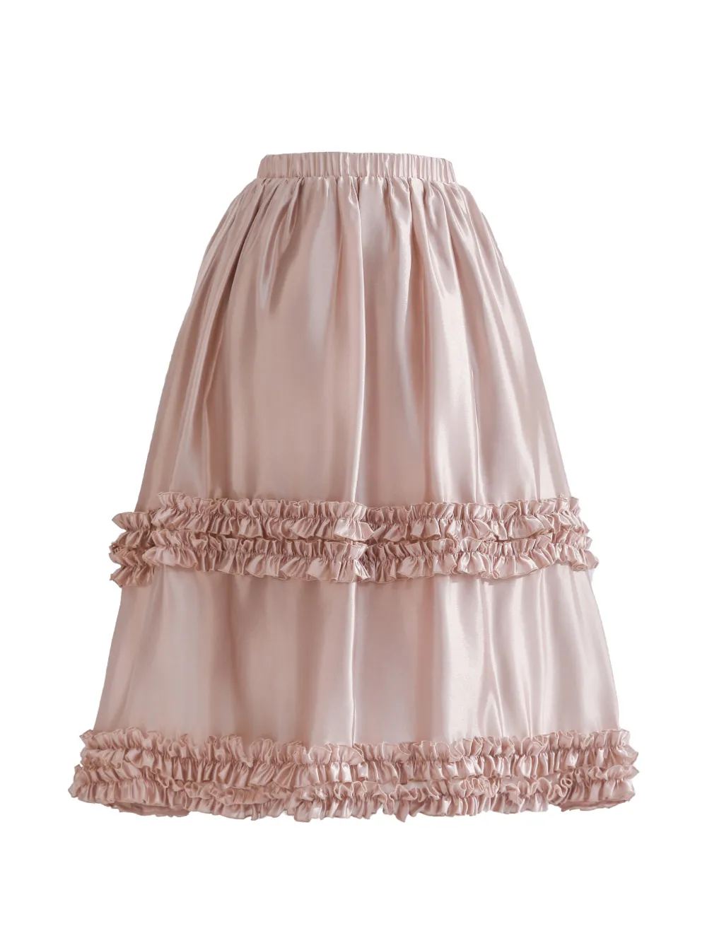 Tulleen Calista rok met ruches Roze