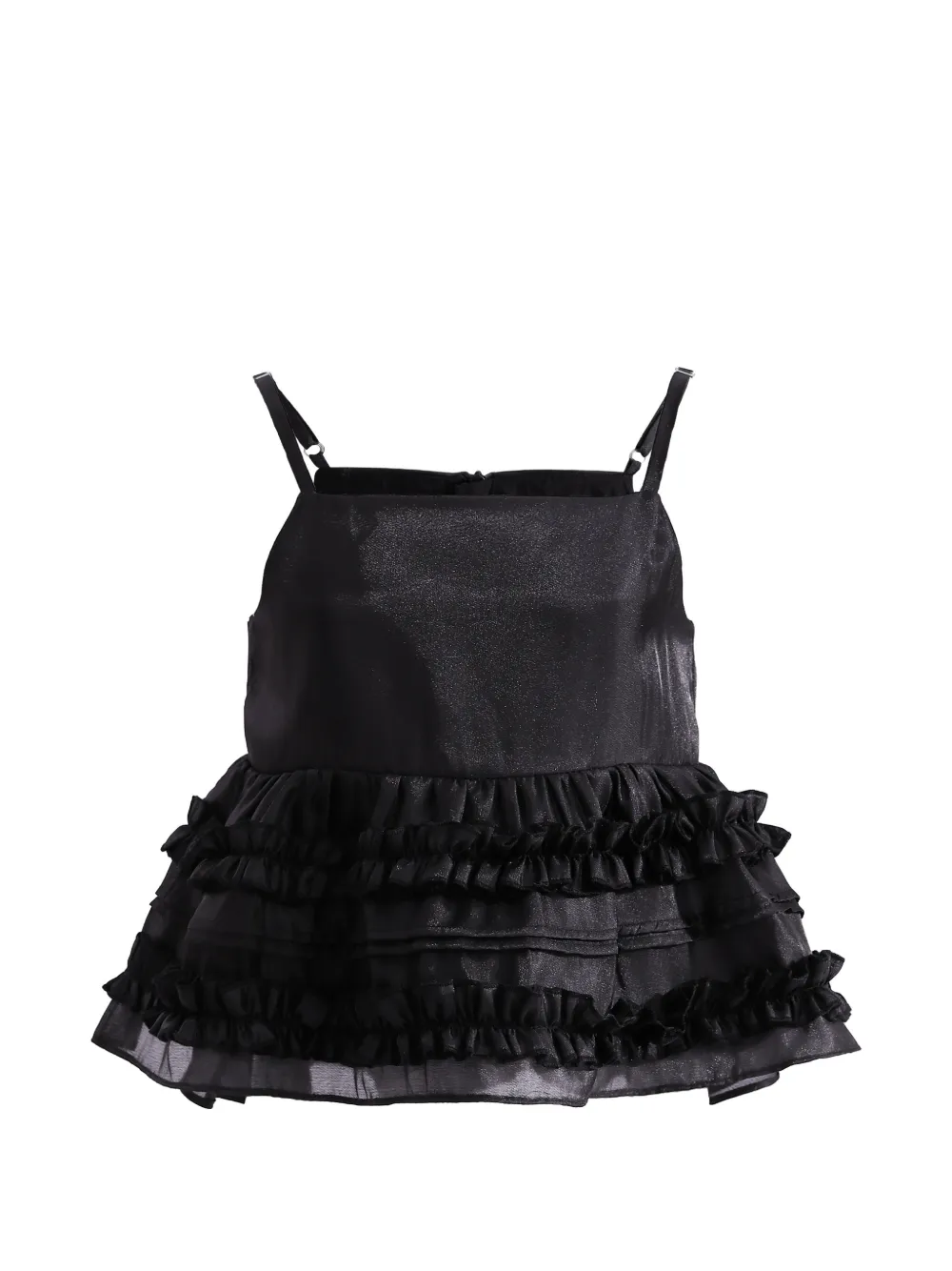 Tulleen Calista rok set met ruches Zwart