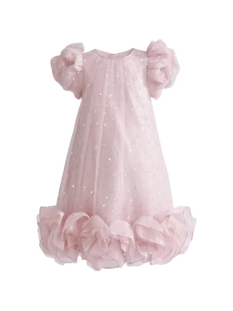 Tulleen Thalina sequin-embellished ruffled dress