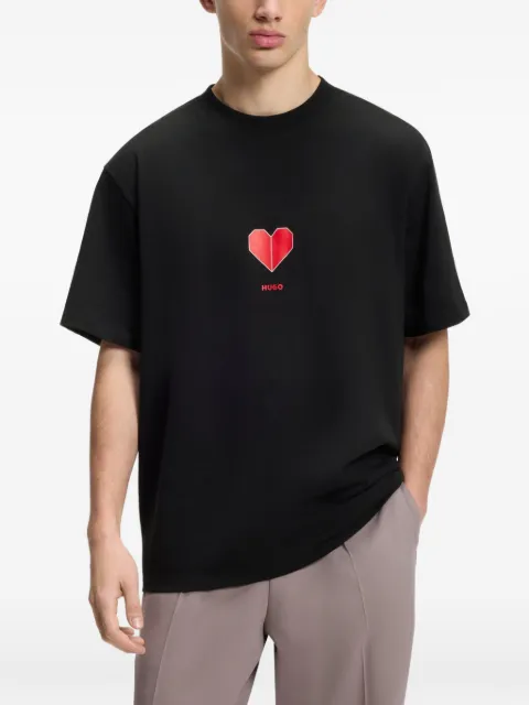 HUGO Dalentin origami-print T-shirt