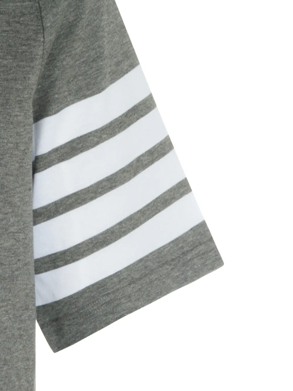 Thom Browne T-shirt met gestreept detail Grijs