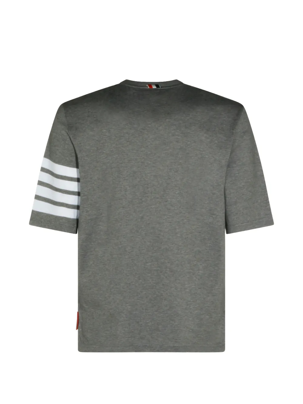 Thom Browne T-shirt met gestreept detail Grijs