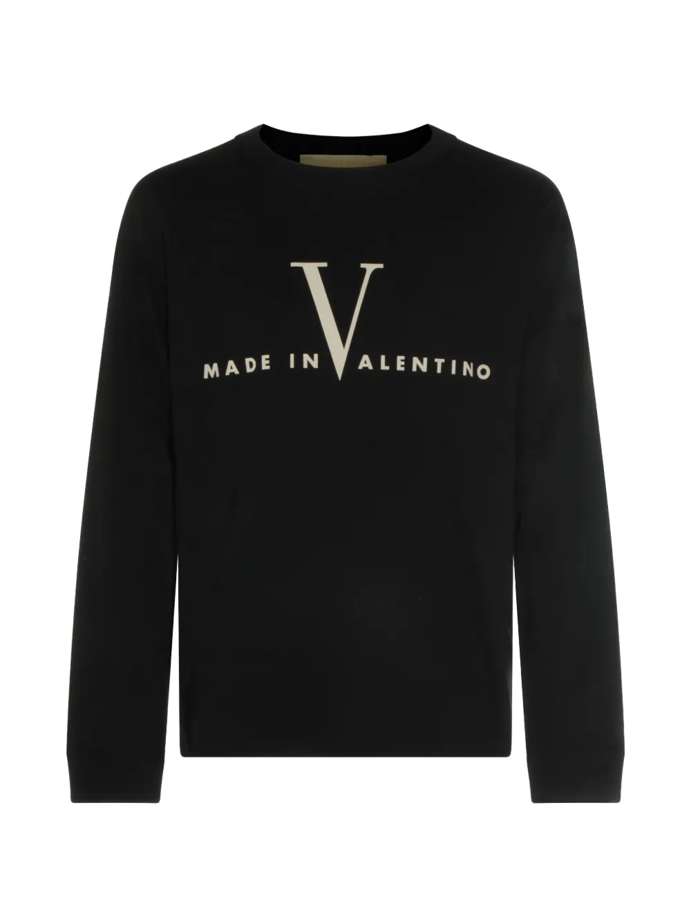 Valentino Garavani logo-print long-sleeve sweatshirt - Nero