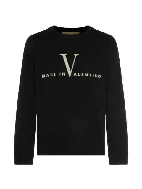 Valentino Garavani sudadera con logo estampado