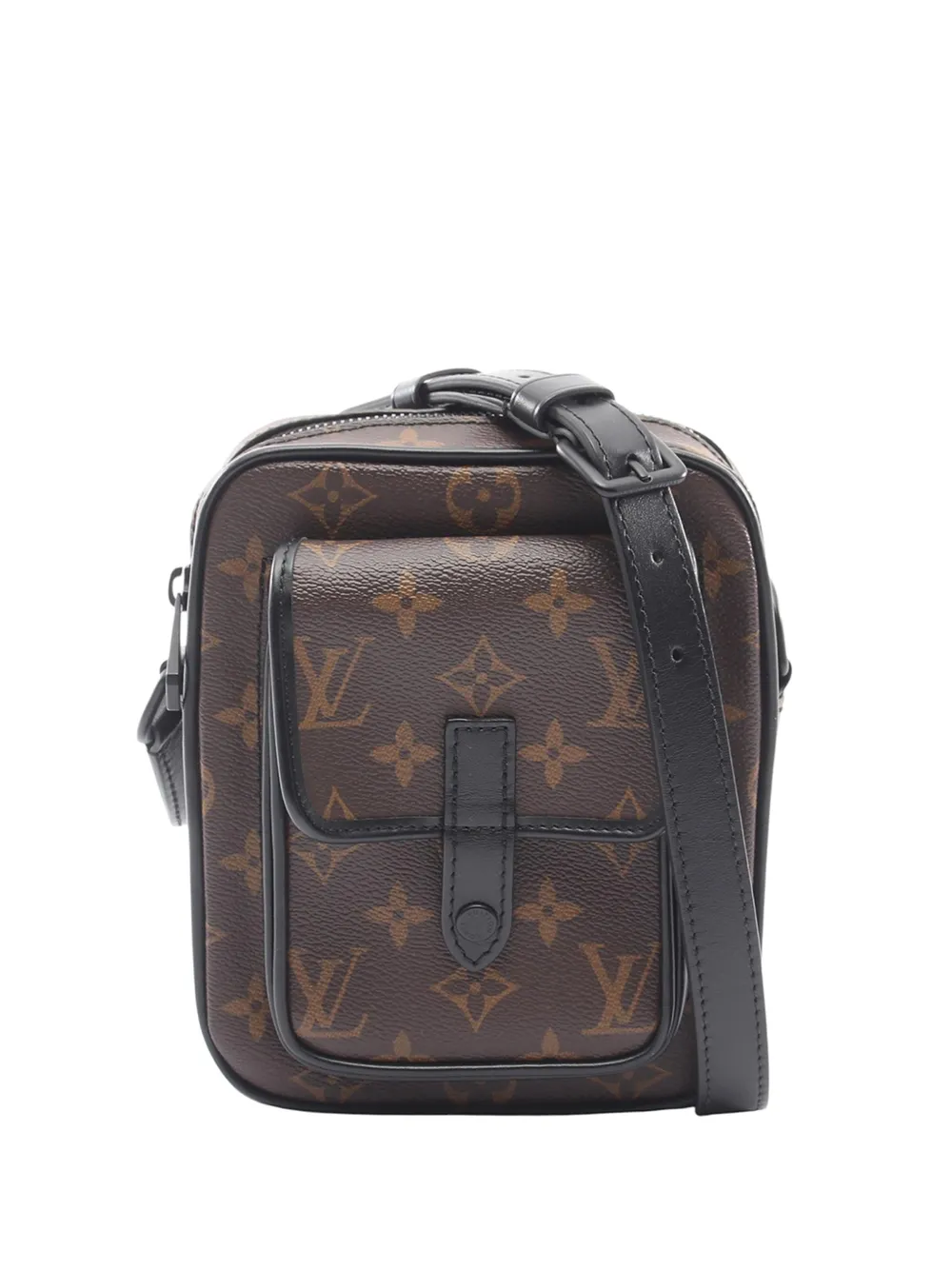 Louis Vuitton Pre-Owned 2021-2026 Macassar Christopher Wearable Umhängetasche mit Monogramm - Braun