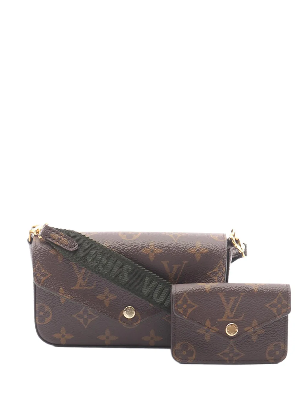Louis Vuitton Pre-Owned 2021-2026 Monogram Felicie Strap And Go crossbody bag - Marrone