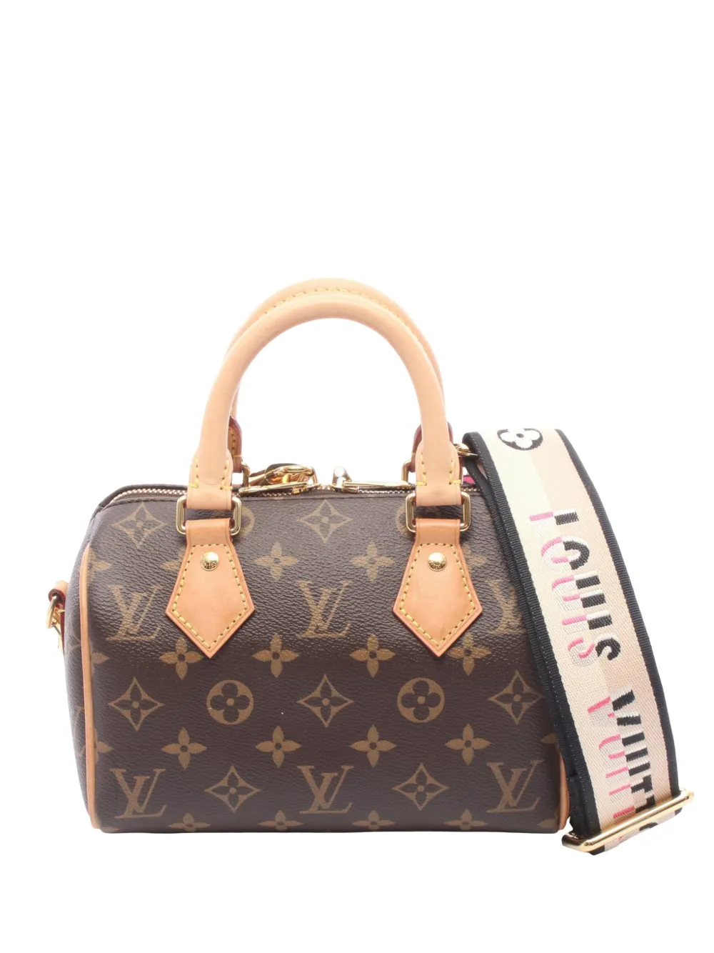 Louis Vuitton Pre-Owned 2000-2026 Speedy Bandouliere Satchel-Tasche mit Monogramm 20cm - Braun