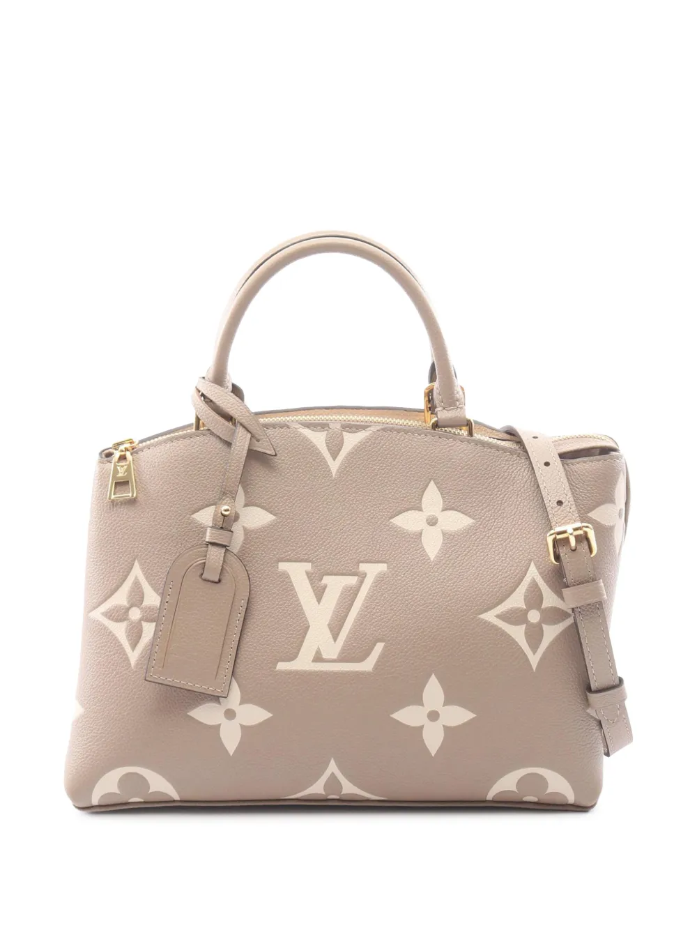 Louis Vuitton Pre-Owned 2021-2026 Bicolor Monogram Empreinte Giant Petit Palais satchel - Brown