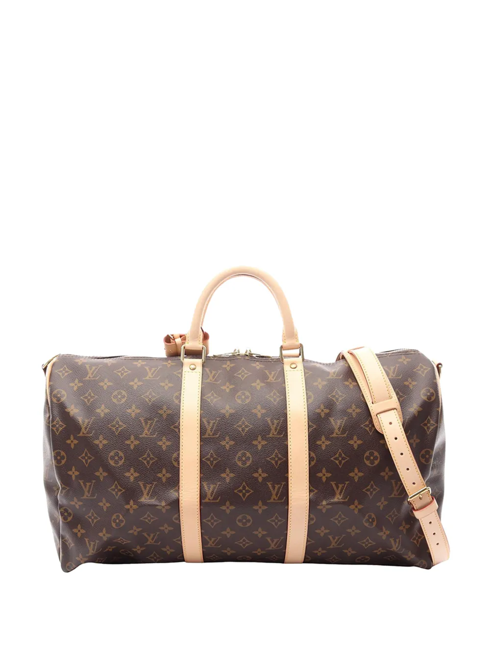Louis Vuitton Pre-Owned 2003 Monogram Keepall Bandouliere 50 travel bag - Brown