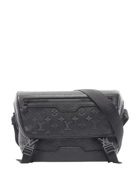 Louis Vuitton Pre-Owned 2021-2026 Monogram Shadow Messenger Voyager PM crossbody bag