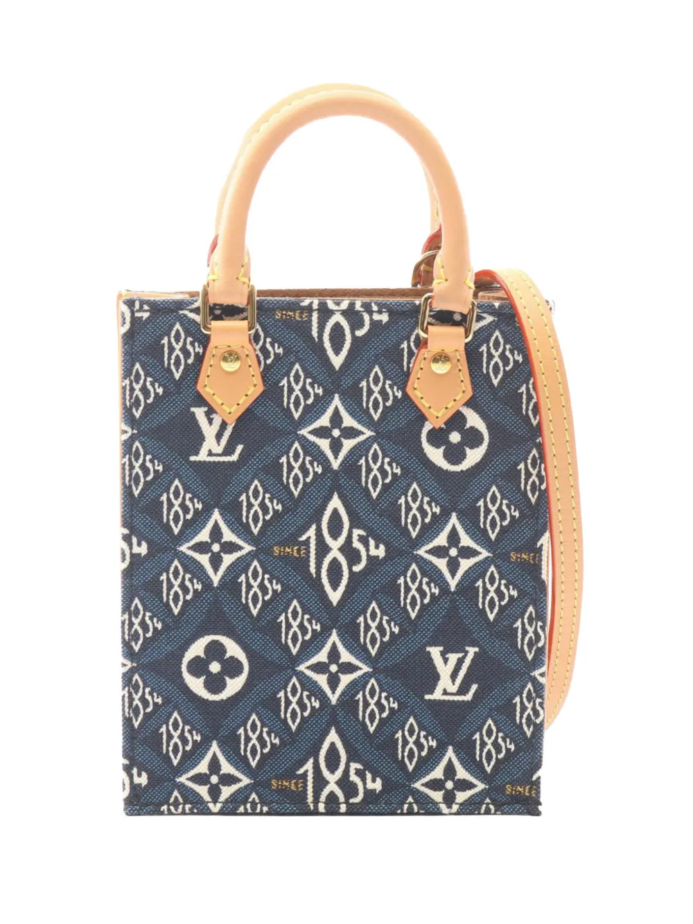 Louis Vuitton Pre-Owned 2020 Since 1854 Petit Sac Plat Satchel-Tasche - Blau