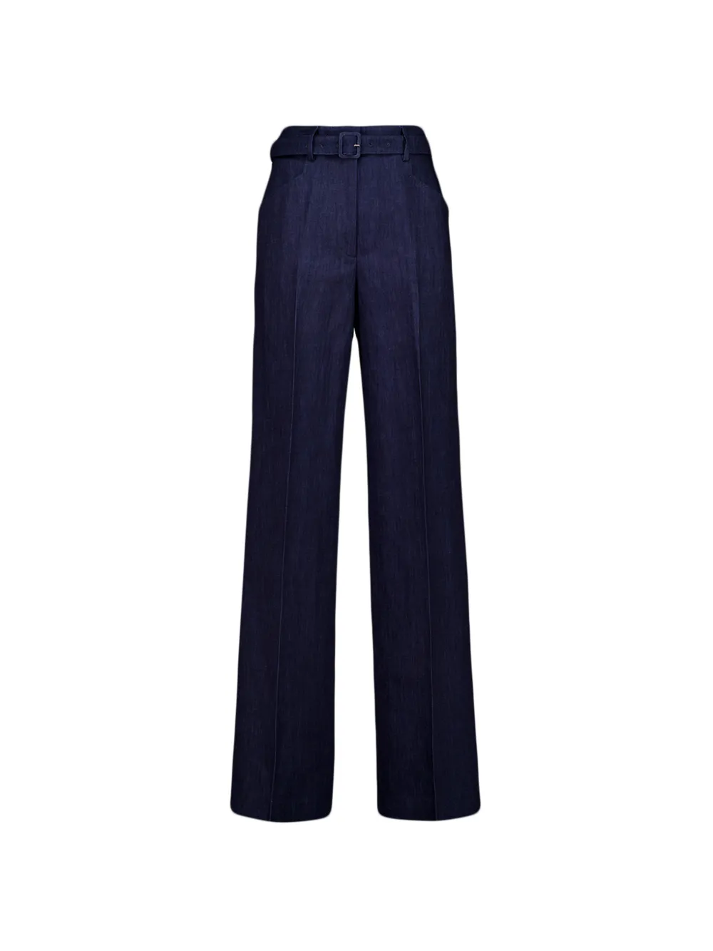 Gabriela Hearst belted Norman trousers - Blu