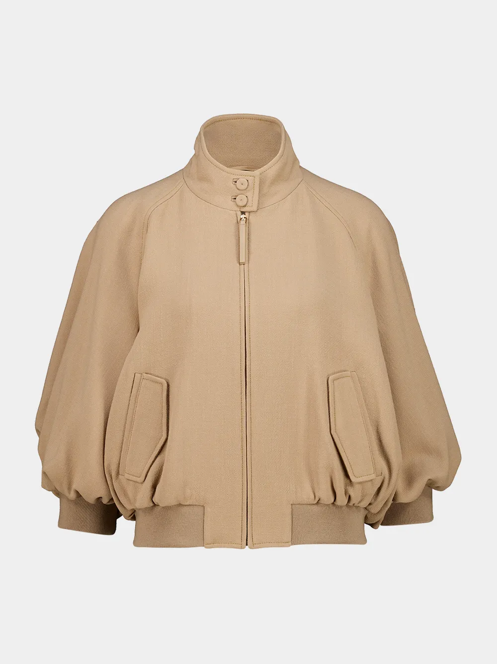 Gabriela Hearst Aluin cropped jacket - Toni neutri