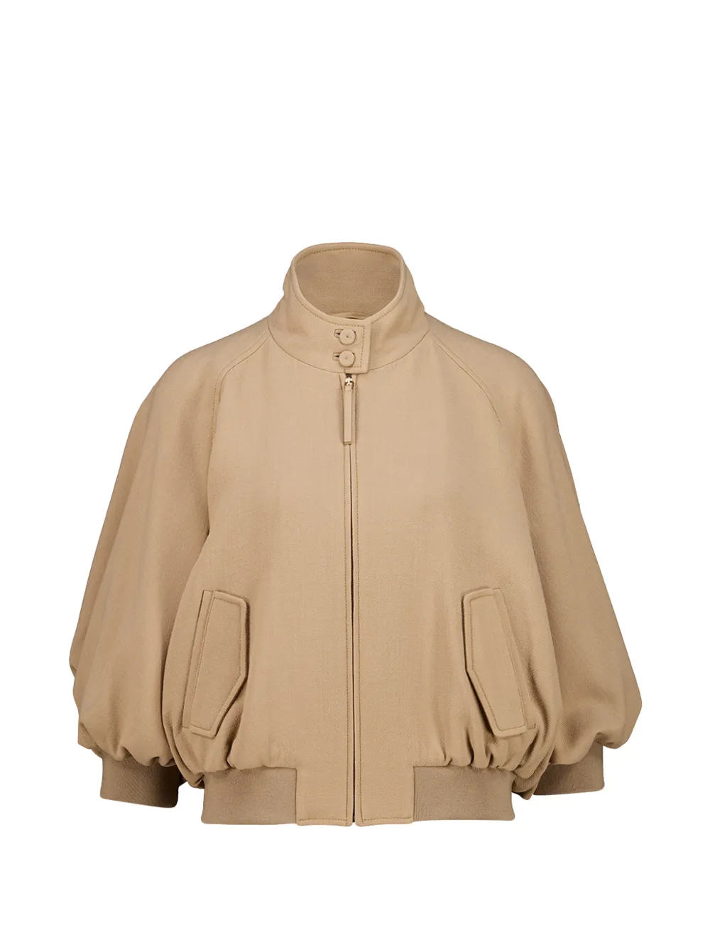 Gabriela Hearst Aluin cropped jacket - Toni neutri