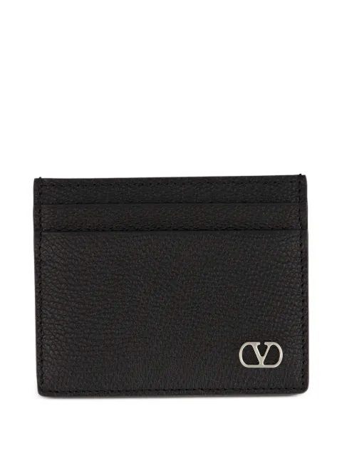 Valentino Garavani VLogo Signature leather card holder