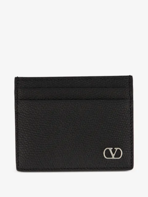 Valentino Garavani VLogo Signature leather card holder