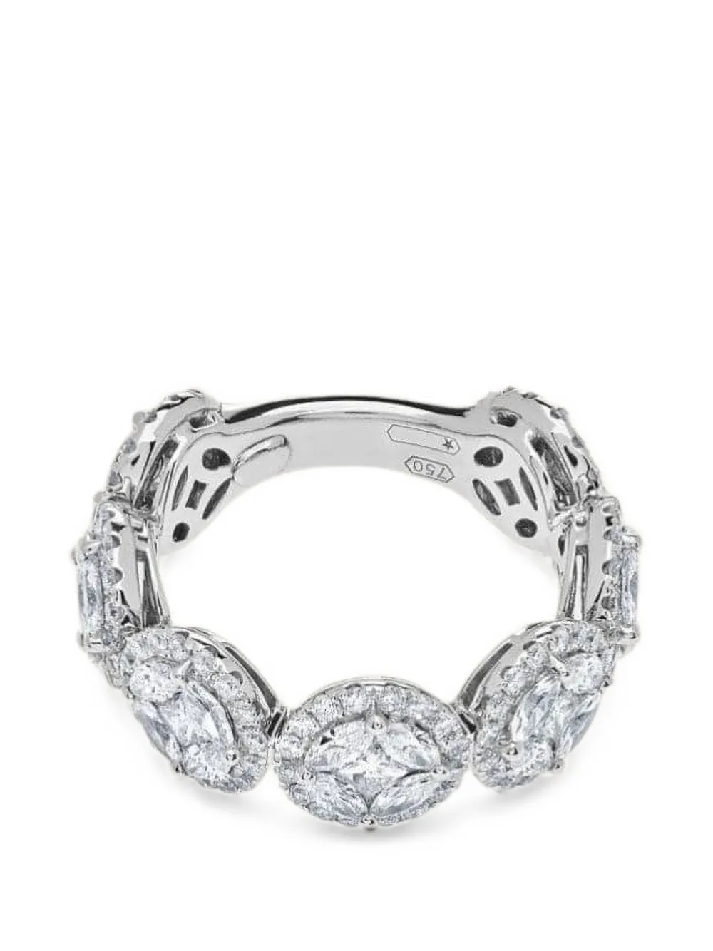 Jewels Aficionado Anello con diamanti - Argento