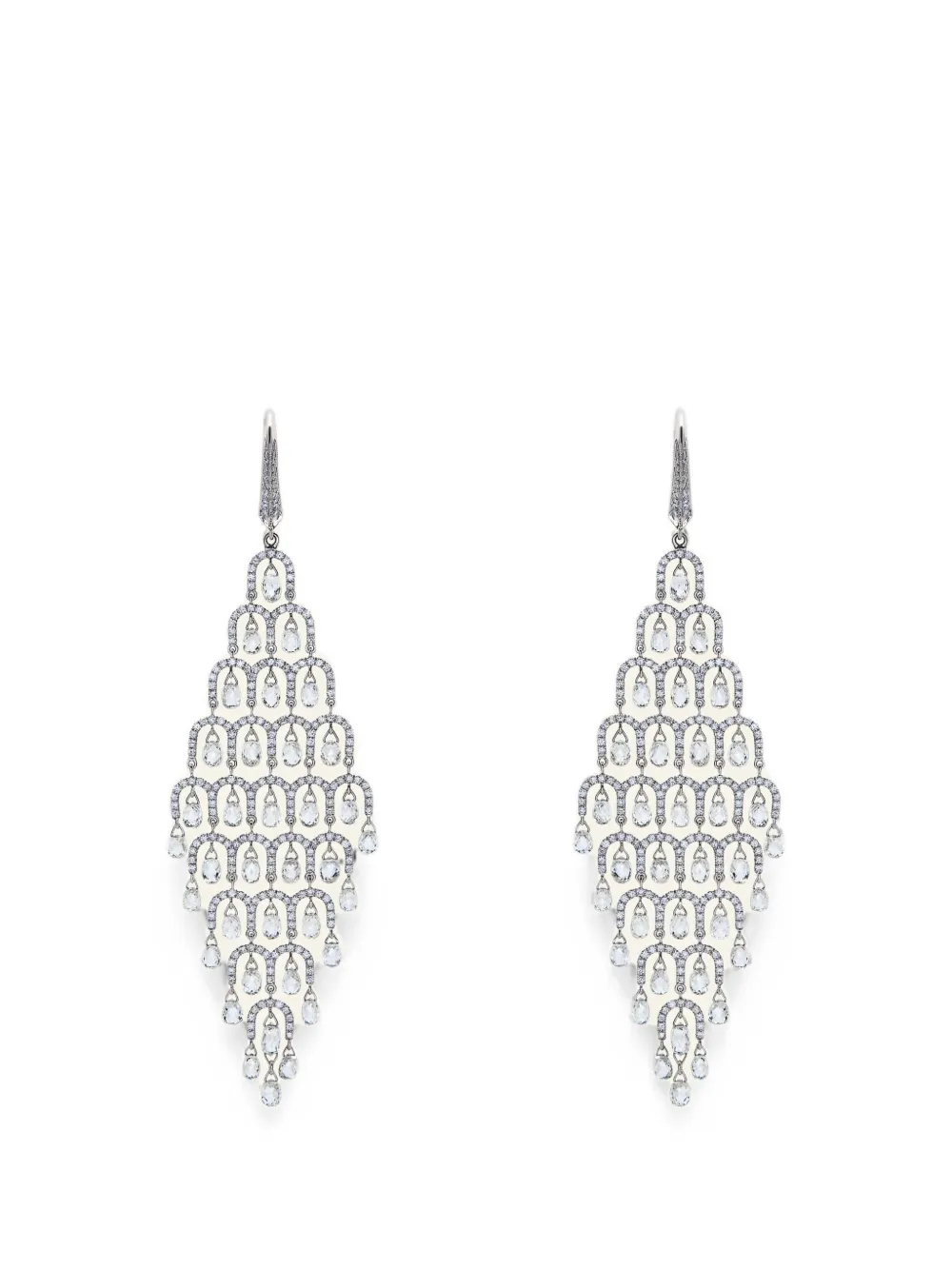 Jewels Aficionado diamond chandelier earrings - Argento